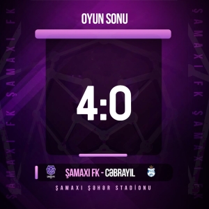 “Şamaxı” - “Cəbrayıl” 4:0