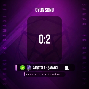 “Şamaxı” Zaqataladan qələbə ilə qayıdır