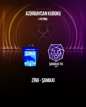 Komandamız 1/8 finalda &quot;Zirə&quot; ilə qarşılaşacaq