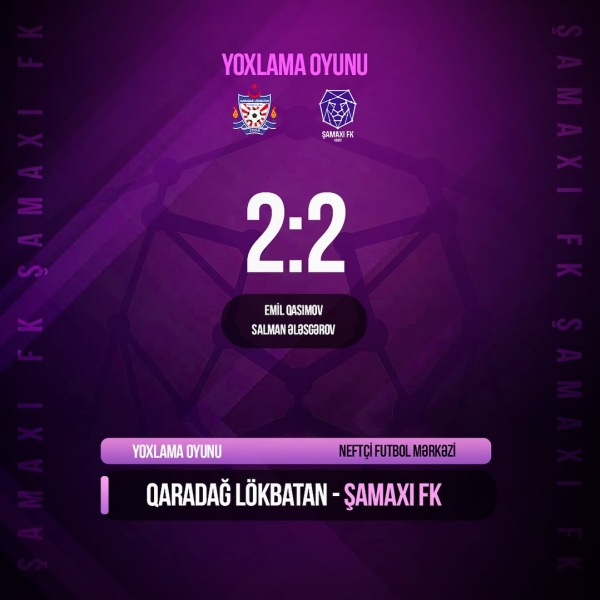Komandamız yoxlama oyunu keçirdi