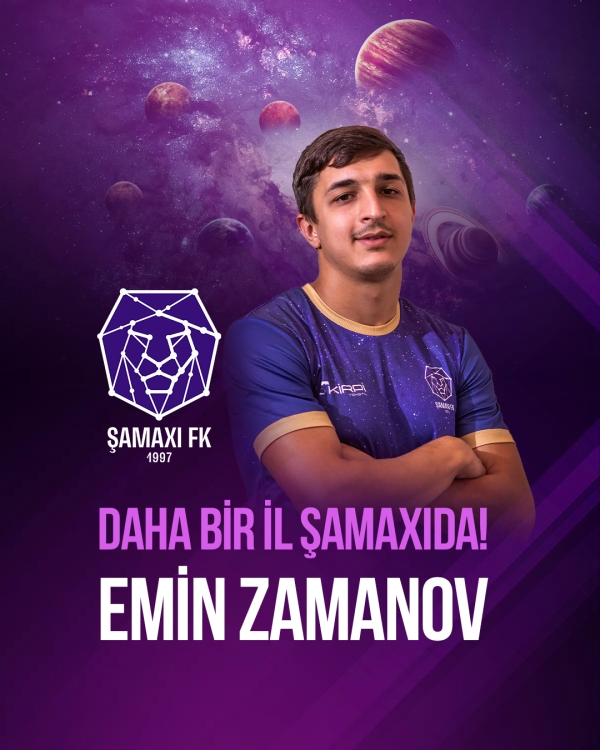 Emin Zamanovla yeni müqavilə